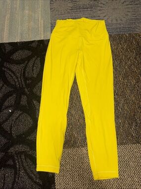 lululemon athletica Bright Yellow Leggings